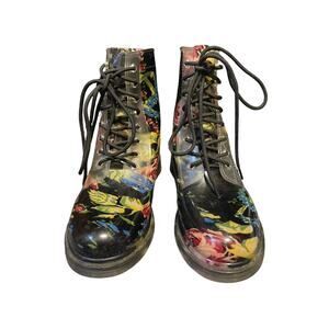 Sugar Jelly Raim Boots Floral women’s Size 9